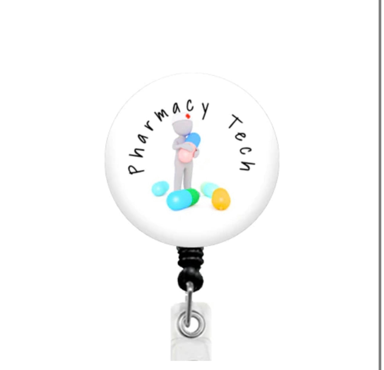 Pharmacy Tech Badge Reel